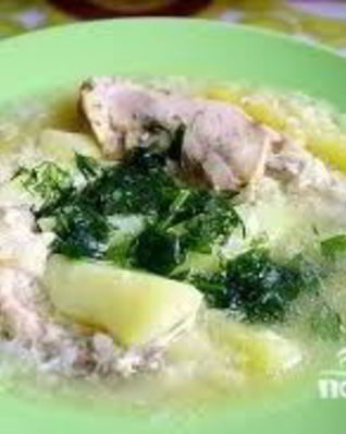 Куриный суп с картофелем