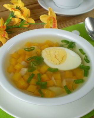 Летний суп из моркови