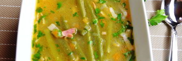 махуны суп из стручковой фасоли