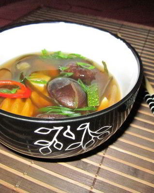 Мисо суп с тофу и морской капустой