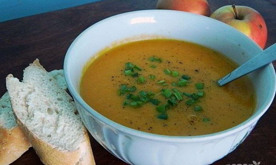 Рецепт морковна-яблочного суп
