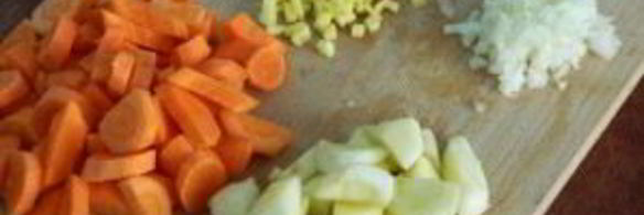 морковно-яблочный суп