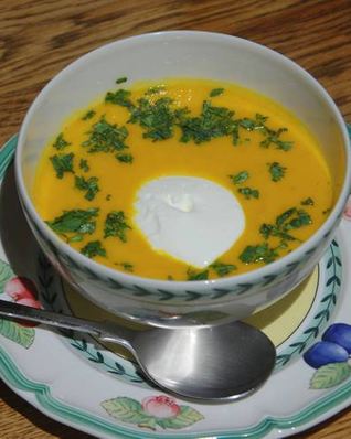 Морковный суп с фенхелем и сельдереем