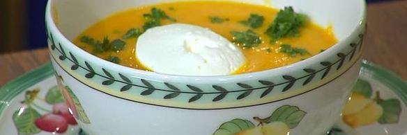 морковный суп с фенхелем и сельдереем