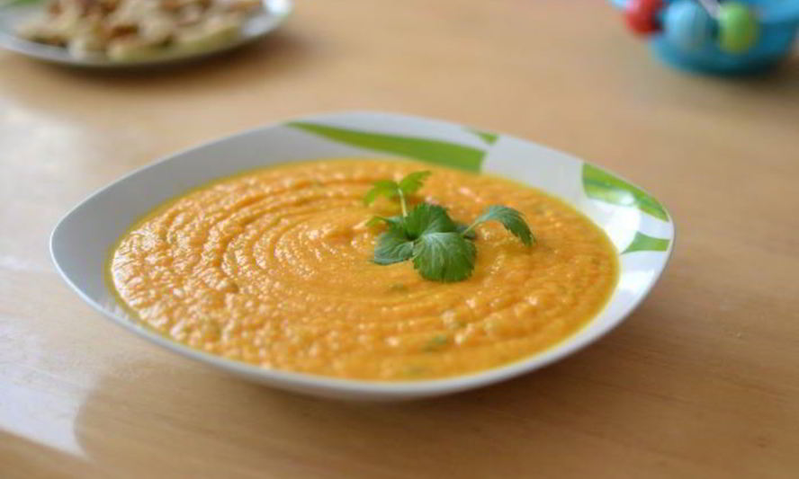 Рецепт морковного супа с курагой