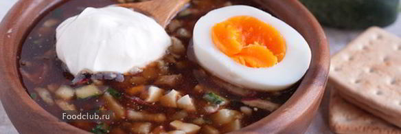 окрошка на квасе