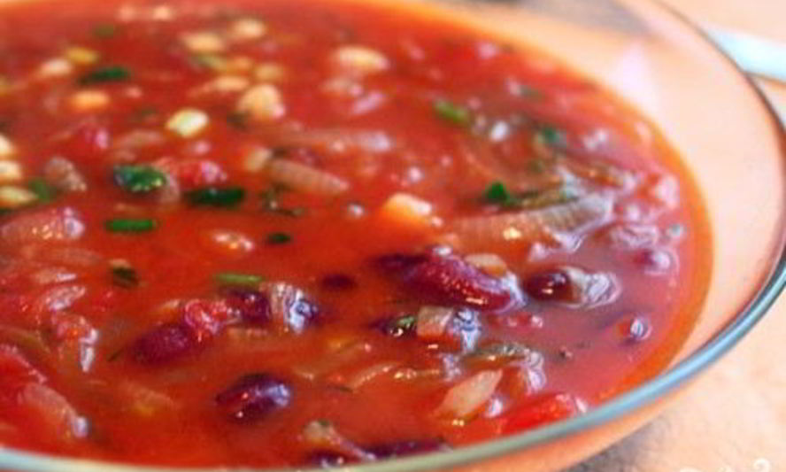 Рецепт постного супа с фасолью