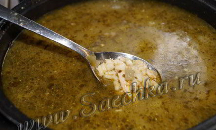 Рецепт рассольника с перловкой