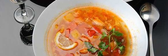 рыбный суп из семги