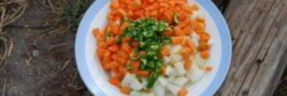 шулюм из баранины на природе