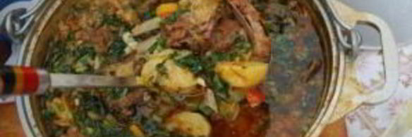 шулюм из баранины на природе