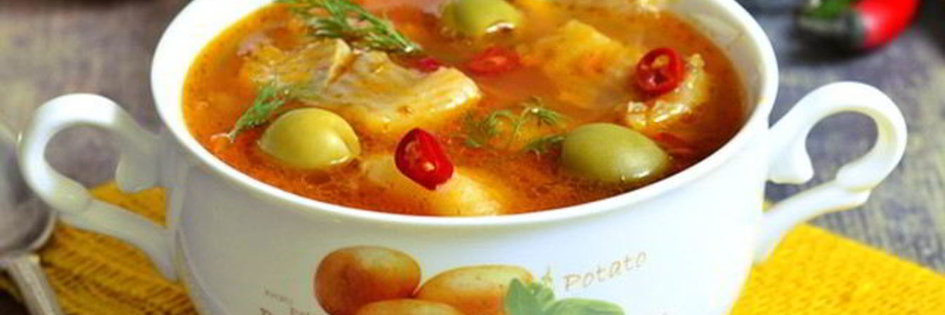 Рыбная солянка