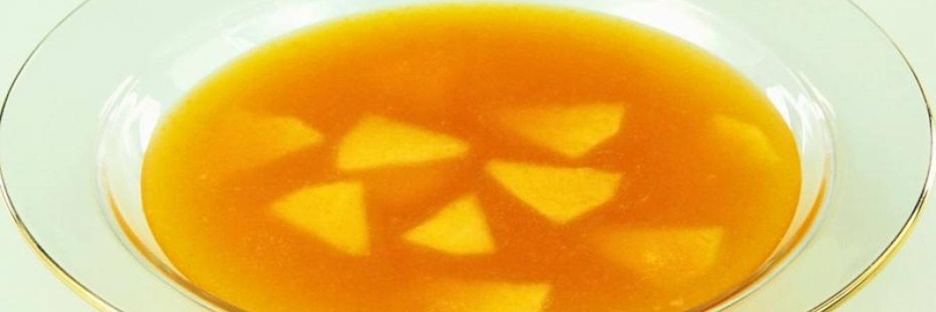 Суп абрикосовый с яблоками