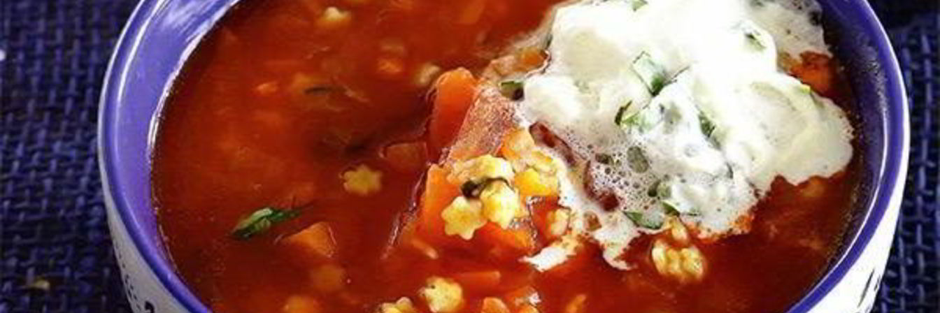 Суп итальянский с мелкой пастой