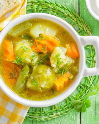 Суп из брюссельской капусты