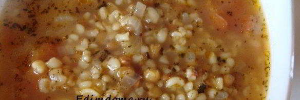 суп из чечевицы с булгуром