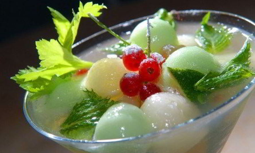 Рецепт супа из дыни с мускатом