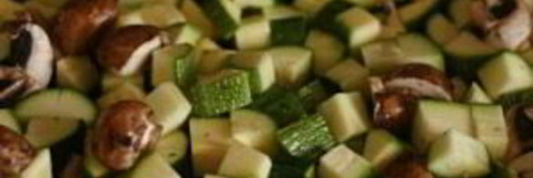 суп из фасоли и жареных овощей