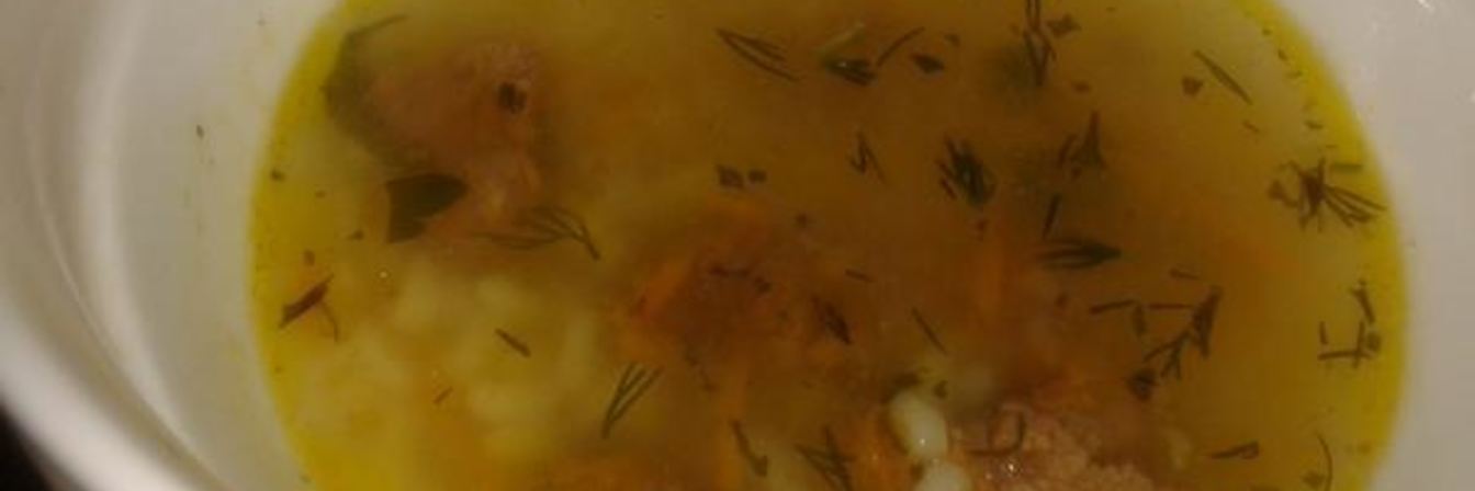 Суп из говядины с рисом