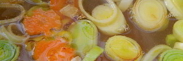 суп из индейки с омлетом