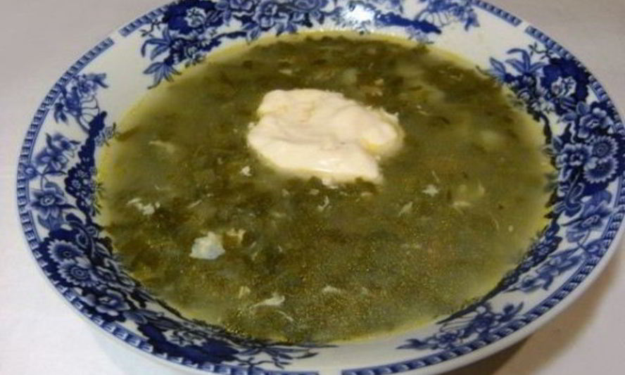 Рецепт супа из консервированного щавеля