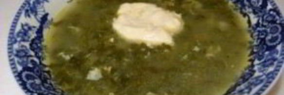 суп из консервированного щавеля