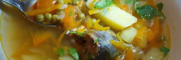 суп из консервированной сайры