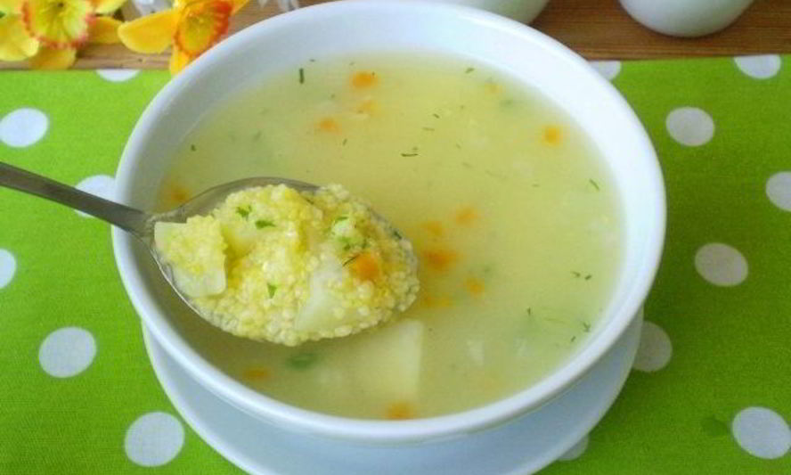Рецепт супа из кукурузной крупы