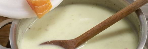 суп из лосося