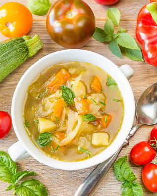 Суп из молодой капусты для худеющих