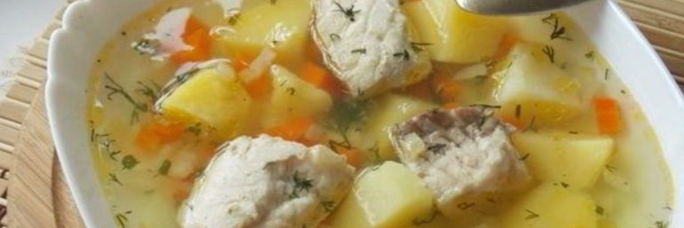 Суп из осетрины с картофелем