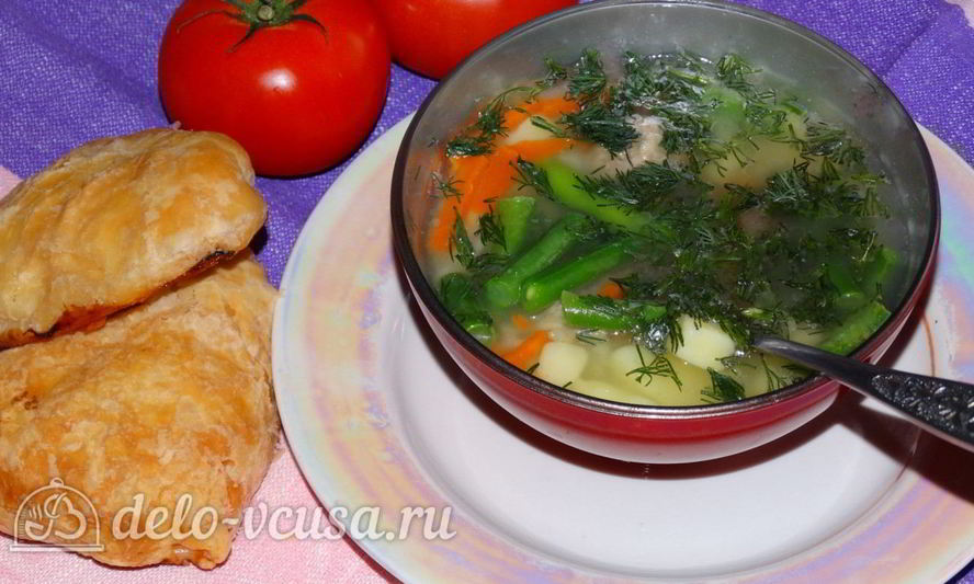 Рецепт супа из стручковой фасоли