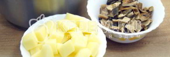 суп из сушеных грибов