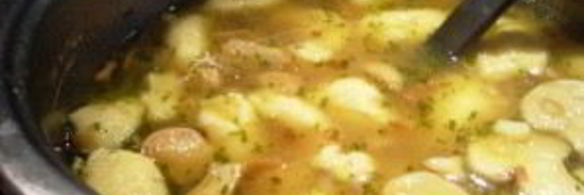 суп из свежих дождевиков