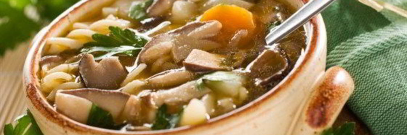 Суп из свежих маслят