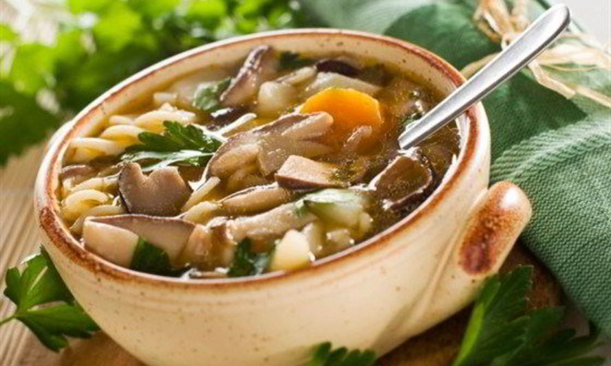 Рецепт супа из свежих маслят