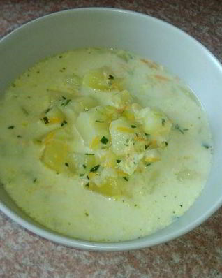 Суп из цукини и картофеля