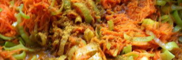 чечевично-морковный суп-пюре с карри