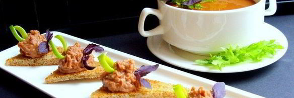 фасолевый суп-пюре с сельдереем и морковью