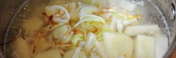 гороховый суп-пюре с копченостями