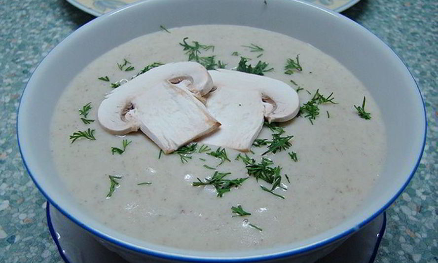 Рецепт картофельного супа-пюре с шампиньонами