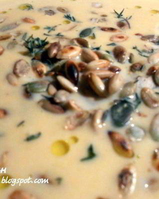 Кукурузный суп-пюре с бататом