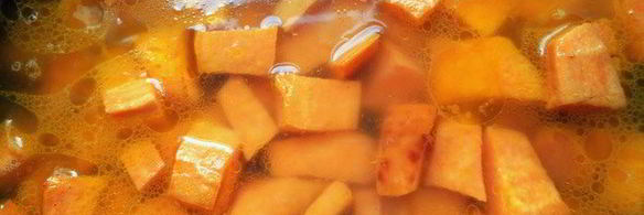 кукурузный суп-пюре с бататом