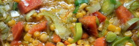 кукурузный суп-пюре с бататом