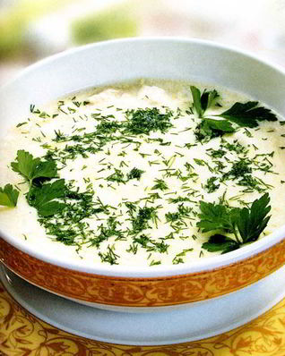 Куриный суп-пюре