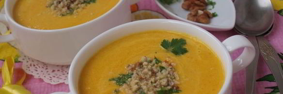 морковно-ананасовый суп-пюре с карри