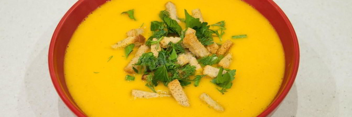 Морковный суп-пюре постный