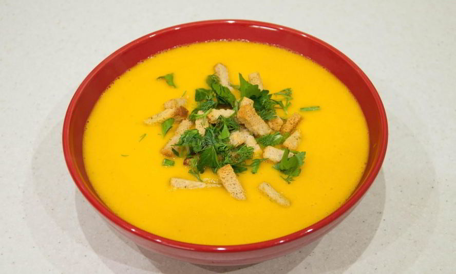 Рецепт морковного супа-пюре постного