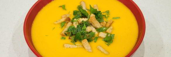 морковный суп-пюре постный