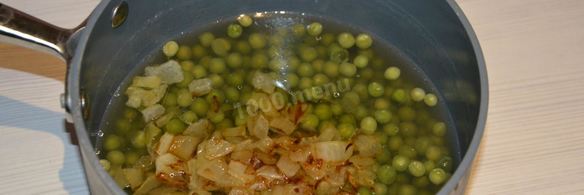 постный суп-пюре из зеленого горошка